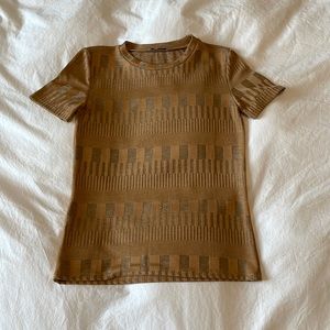 SOLD- Textured t shirt